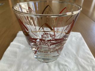Rare 1959 Cleveland Browns Nfl Hedy 3 1/2 Inch Glass