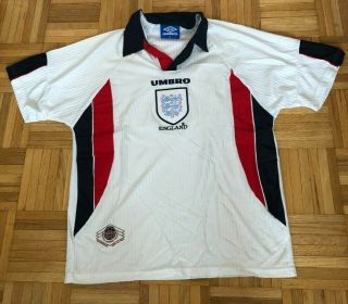Vintage England 1997 - 1999 Home Football Shirt Soccer Jersey Medium
