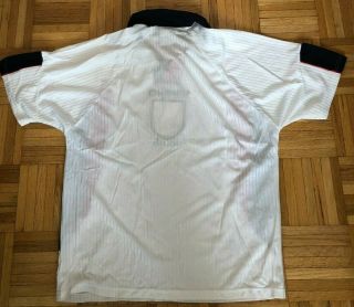 Vintage England 1997 - 1999 Home Football Shirt Soccer Jersey Medium 2