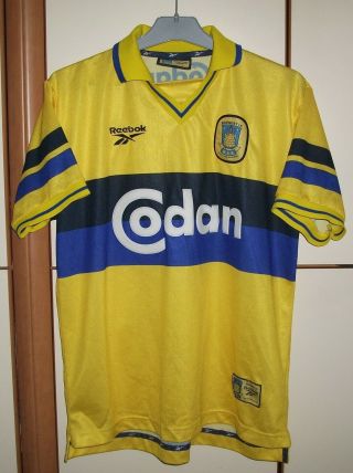 Brondby 1998 - 2000 Home Football Shirt Jersey Reebok Size S