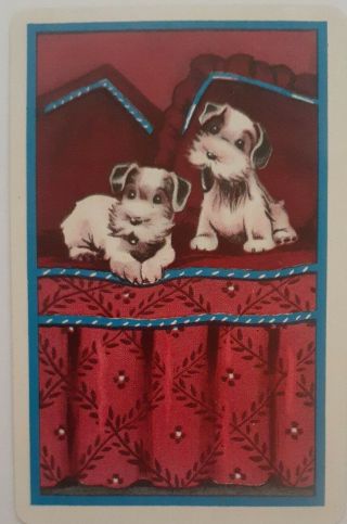 Swap Cards Vintage - One Vintage Dogs - 1940 