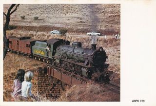 Air1103) Pc Australia,  Pichi Richi Railway Locomotive Train,  Aspc 019,