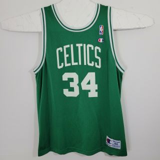 Vintage Champion Paul Pierce Celtics Jersey Size 44 Large