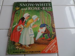 Snow White And Rose Red,  A Rand Mcnally Book,  1967 (vintage Children 