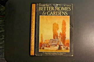Better Homes And Gardens October 1933
