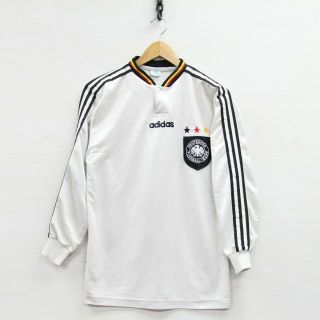 Vintage Adidas Equipment Germany Long Sleeve Jersey Small 90s Soccer Football