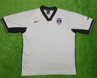 Vintage Colo Colo Fc Soccer Nike Jersey Chile Size M Away Camiseta Shirt