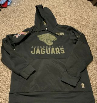 Jacksonville Jaguars 2020 Salute To Service Hoodie Sts Men’s Size: Medium