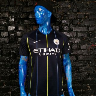 De Bruyne Manchester City Jersey Away Shirt 2018 - 2019 Nike 919002 - 476 Mens L