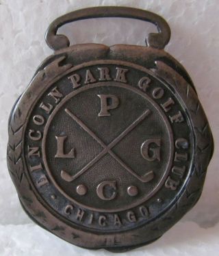 Vintage Sterling Silver Medal - Lincoln Park Golf Club Chicago 1929