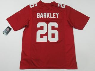 Nwt Saquon Barkley 26 York Giants Game Team Jersey Red