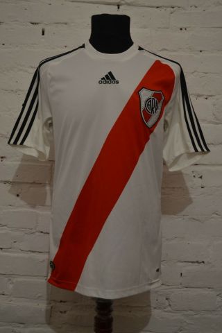 River Plate Home Football Shirt 2008/2009 Soccer Jersey Camiseta Adidas Mens M