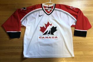 Men’s Vintage Nike Team Canada Hockey Jersey Sz L