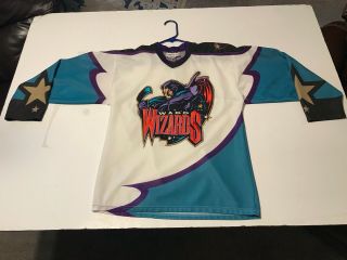 Vintage Waco Wizards Professional Hockey Team Jersey Size Small