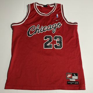 Vintage Nike Michael Jordan Chicago Bulls Rookie Jersey 1984 Flight 8403 Large L