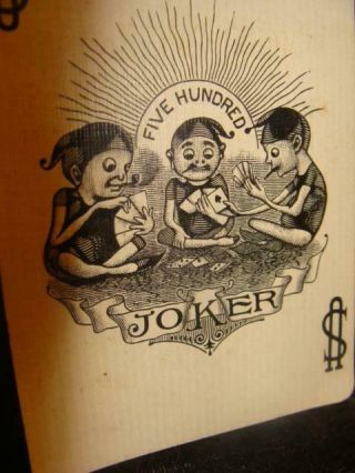 Vintage Palmer Cox Brownie Joker Single Swap Card