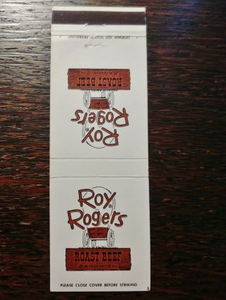 Vintage Matchcover: Roy Rogers Roast Beef,  Big Boy,  Glendale,  Ca 23