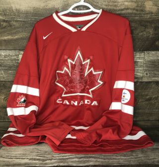 2010 Nike Team Canada Jersey Vancouver Olympics Xl Red Guc