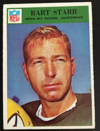 1966 Green Bay Packers Team Set Philadelphia Vg 11 Card Set Bart Starr