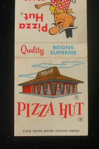 1970s Pizza Hut Quality Reigns Supreme Founded In Wichita Ks Sedgwick Co Mb