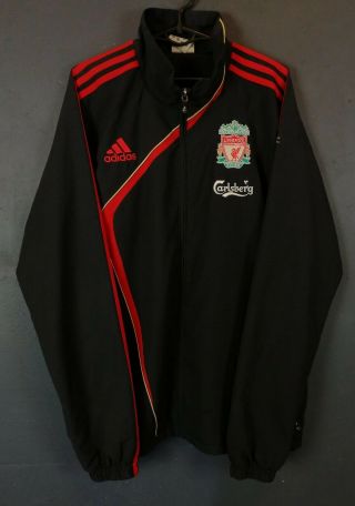 Mens Adidas Fc Liverpool 2009/2010 Track Top Football Soccer Jacket Size L 42/44