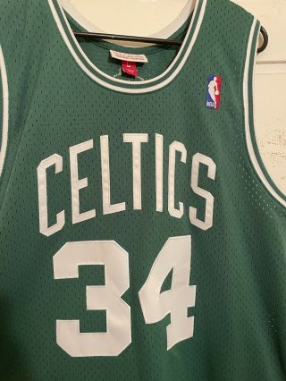 Boston Celtics Paul Pierce Mitchell & Ness 2007 - 08 Swingman Jersey Large L 44