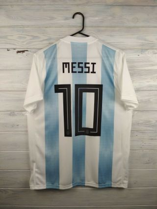 Messi Argentina Soccer Jersey Medium 2019 Home Shirt Bq9324 Football Adidas
