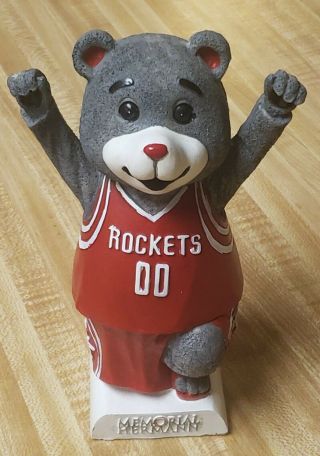 Houston Rockets Clutch The Bear Mascot Sga Piggy Bank Non Bobblehead