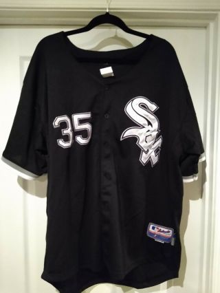 Chicago White Sox Frank Thomas Majestic Baseball Jersey - Size 56