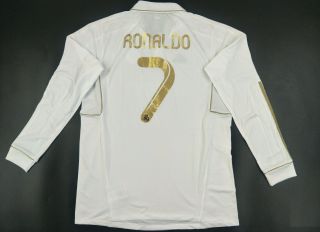 Ronaldo Real Madrid 2012 Retro Soccer Jersey Vintage Football Shirt Classic Home