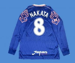 Japan Nakata 1998 World Cup Retro Soccer Jersey Vintage Football Shirts Long