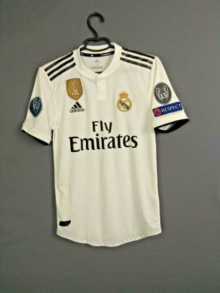 Real Madrid Jersey Authentic 2018 2019 Player Issue Xs Shirt Adidas Cg0561 Ig93