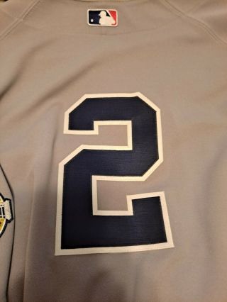 Derek Jeter York Yankees Majestic Road Jersey Authentic Size 60 Nwt