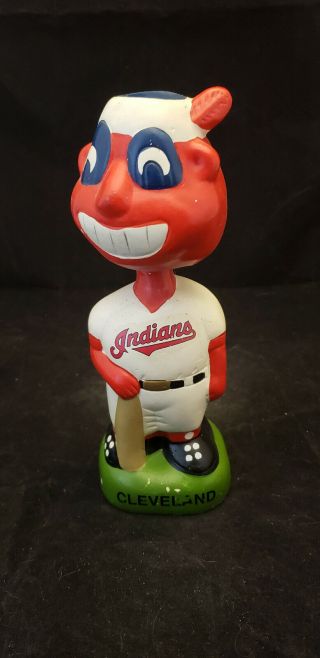 Cleveland Indians Chief Wahoo Mascot Vintage Look Bobblehead