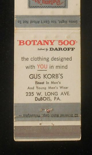 1960s Botany 500 Clothing Gus Korb 
