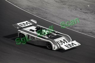 1971 Scca Can Am Racing Photo Negative Jackie Stewart Lola Riverside