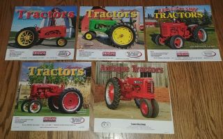 5 Antique Vintage Tractor Calendars N.  John Deere Farmall Case Ford Mm Ih
