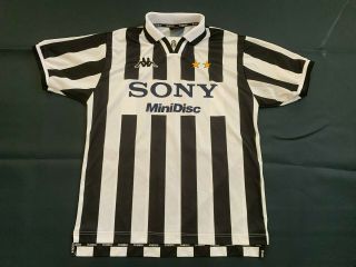 Euc Vintage Kappa Juventus Fc 1997 1998 Home Football Shirt Soccer Jersey L