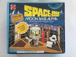 Misb Space 1999 Mattel Moon Base Alpha Control Room Eagle One Playset Russell