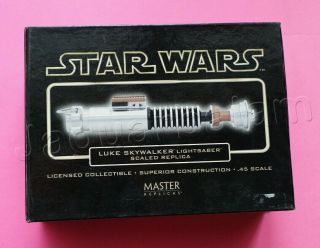 Master Replicas Star Wars Luke Skywalker Lightsaber Gold Ver.  Rotj.  45 Scale
