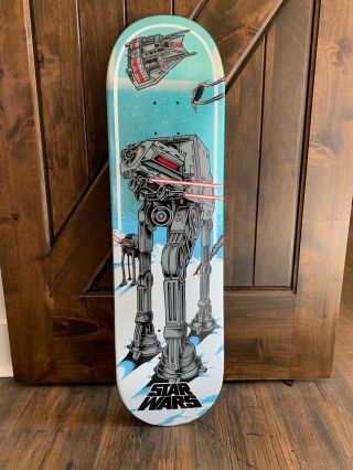 Sdcc 2016 Exclusive Star Wars Hoth Skateboard Deck Santa Cruz Signed / Numbered