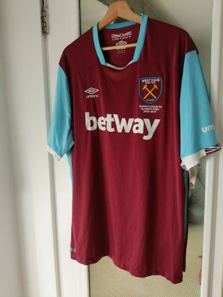 Umbro West Ham United Betway Official Jersey Size Us 3xl