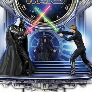 Return On The Jedi Star Wars Limited Edition Quartz Wall Clock Sound & Lights