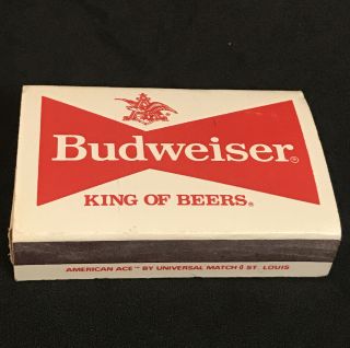 Budweiser King Of Beer Vintage Box Of Matches