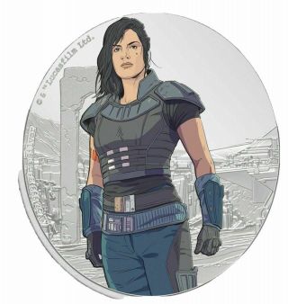 The Mandalorian - Cara Dune 1oz Silver Coin Nzmint Star Wars Late March