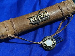 RARE Xena Warrior Princess Katana Sword W/ Mini Chakram NO Prop 3