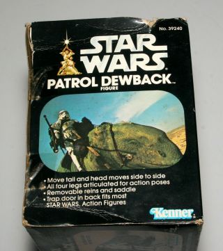1983 KENNER,  STAR WARS PATROL DEWBACK,  COLLECTOR SERIES, 5