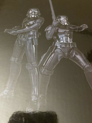 Star Wars Kotobukiya Artfx 1/10.  Black Hole Stormtroopers Two Pack Rare 1/300