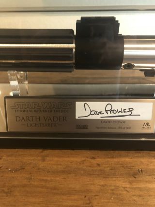 Star Wars Master Replicas Darth Vader Signature Edition RARE Limit EDT Only 500. 3