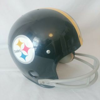 Vintage Rawlings Nfl Pittsburg Steelers Medium Football Helmet Hnfl - N 1981